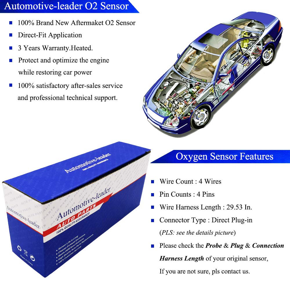 234-4656 Downstream Oxygen O2 Sensor Lambda Sensor Replace for Mitsubishi Diamante 3.5L Eclipse Galant 3.0L 3.8L Montero Outlander Chrysler Dodge 13773 MN158916 MR578113
