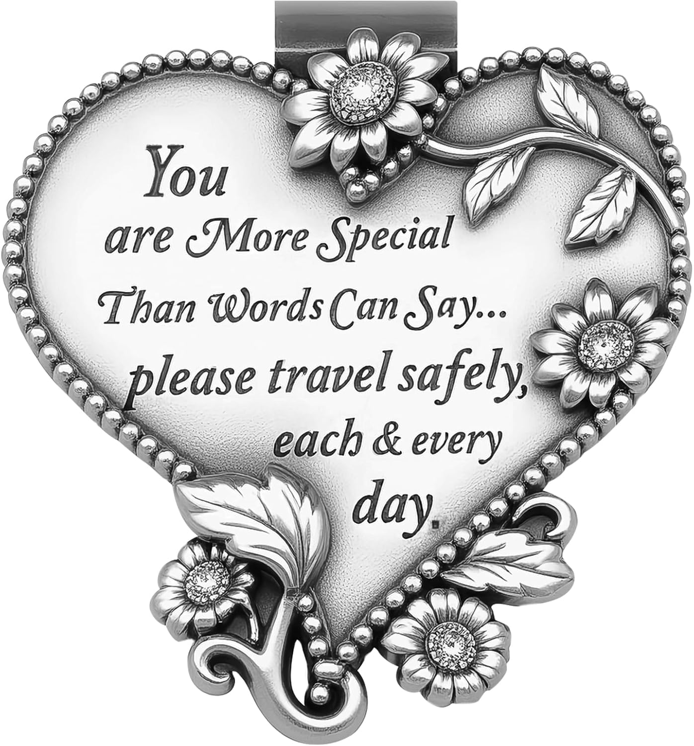 Aleiport Heart-Shaped Car Visor Clip: A Thoughtful Gift for a New Driver