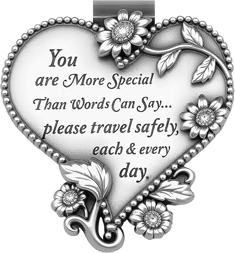Aleiport Heart-Shaped Car Visor Clip: A Thoughtful Gift for a New Driver