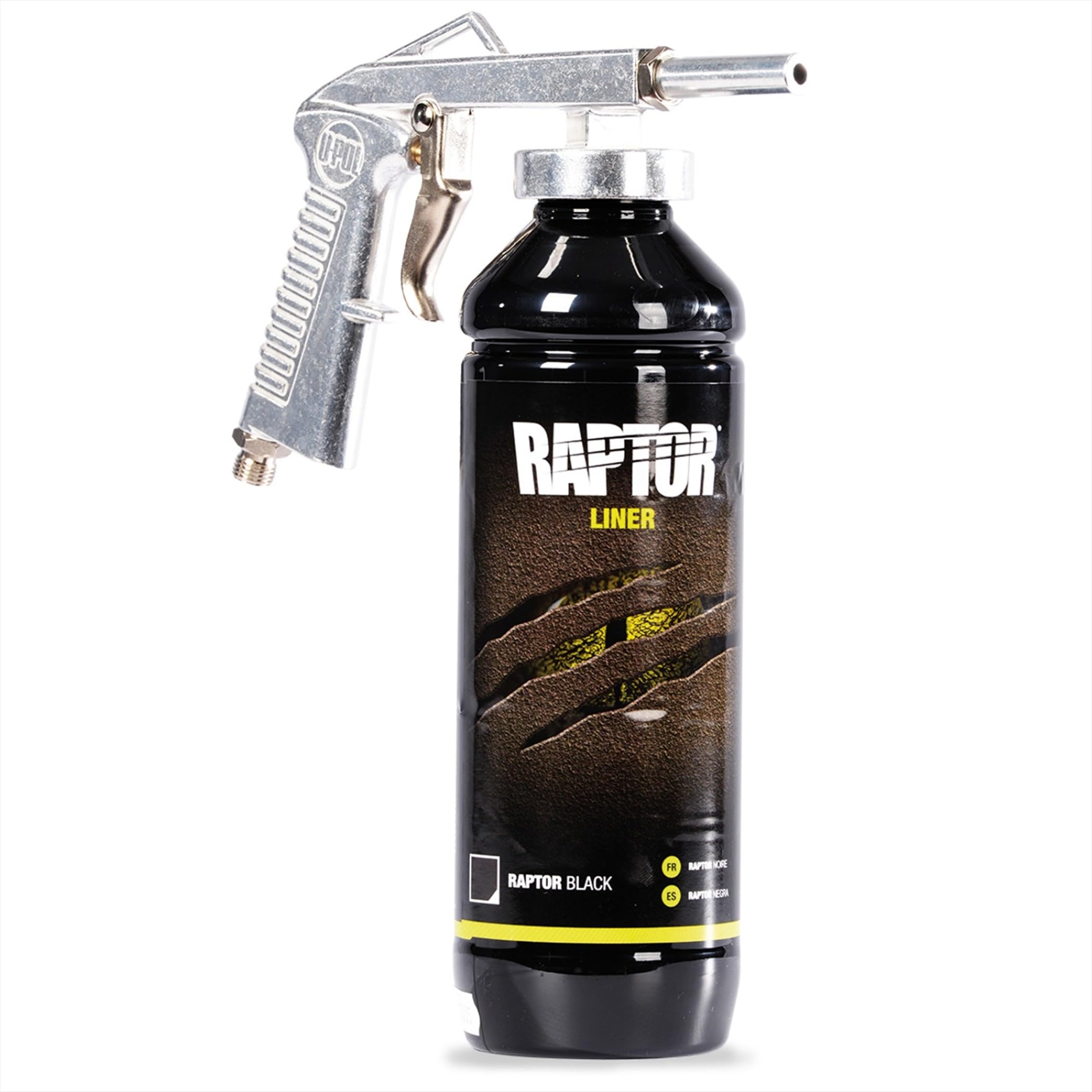 Amazon.com: U-POL Raptor Black 0820VG with Spray Gun Bed Liner Kit