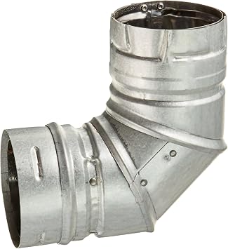 M&G DuraVent 3PVL-E90R 3" Vent 90 Degree Elbow