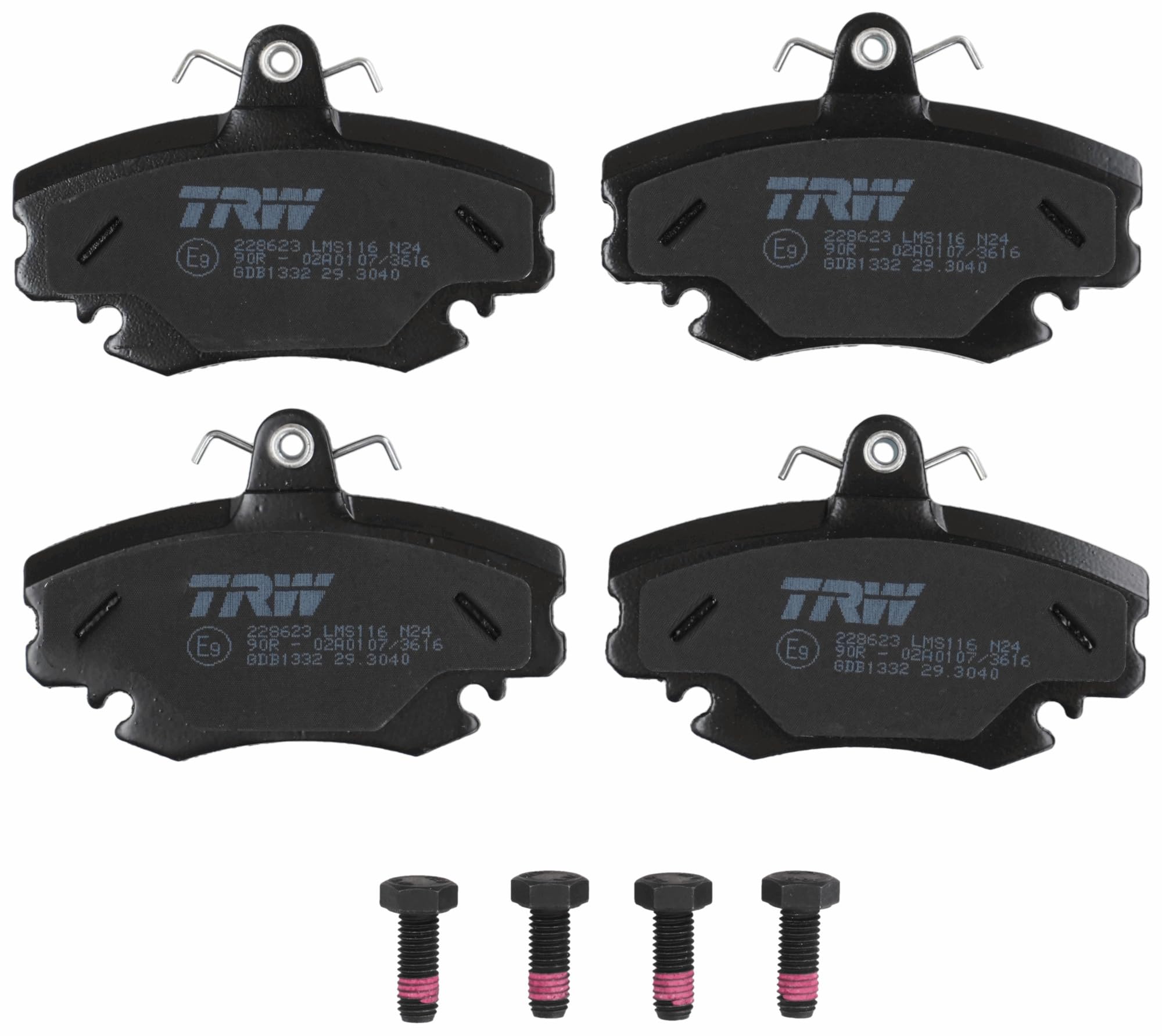 BRAKE PAD SET DISC BRAKE GDB1332 FOR RENAULT CLIO/II/Mk/MIO/�/Hatchback/Van 1.8L