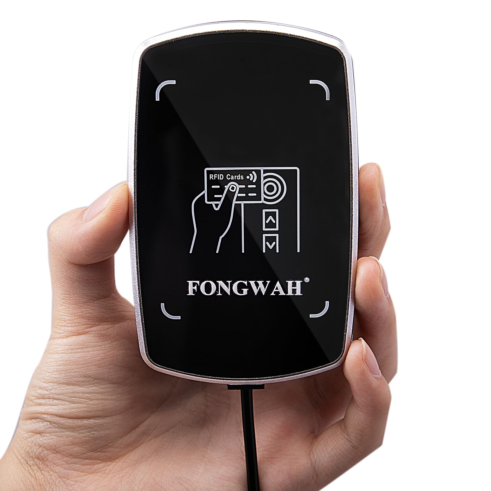 Lector de Tarjetas de identificación e IC RFID Fongwah, emulador de Teclado, 13,56 MHz y 125 KHz, Compatible con ISO 14443A/B, para Tarjetas NFC/S50/S70/Desfire/ID