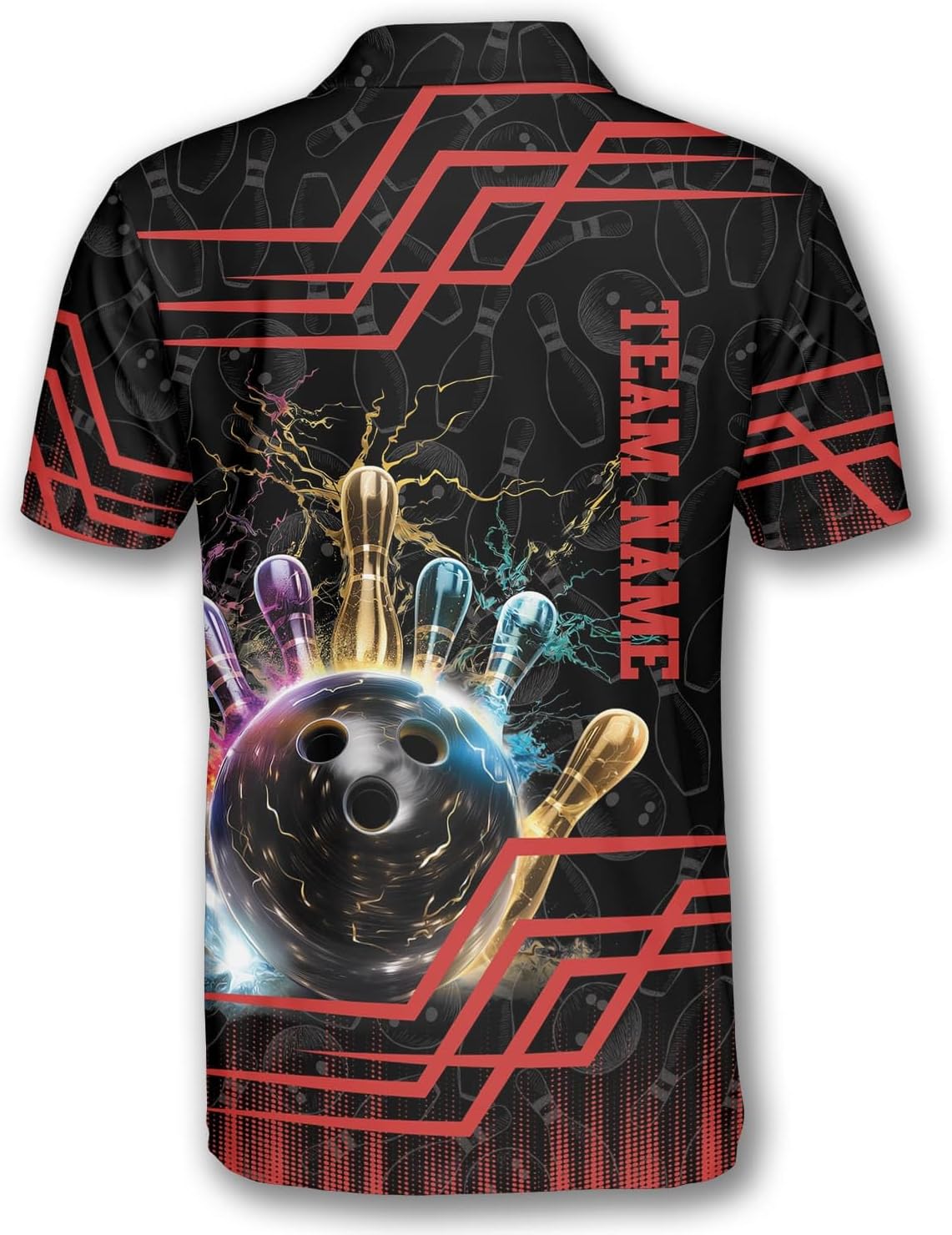 PRIMESTY Custom Bowling Shirts for Men and Women, Trendy Bowling Polo Shirts, Personalized Trendy Bowling Jerseys