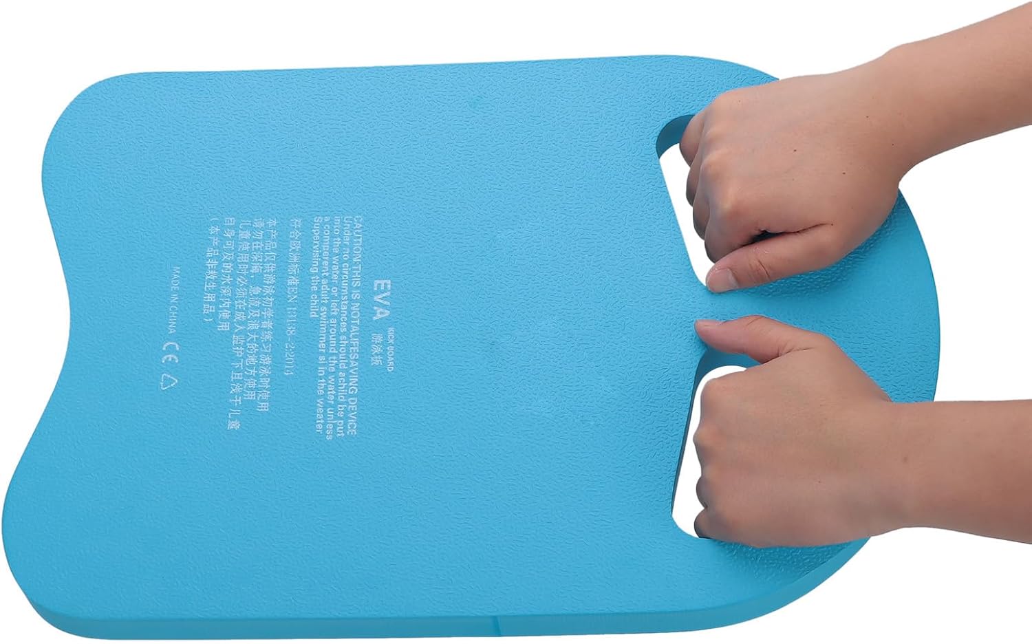 Swimming Kickboard, 43 * 29cm / 17.0 * 11.4in EVA Lightweight U Shape Float Board Swim Training Aid Board Exercise Equipment for Adults Kids