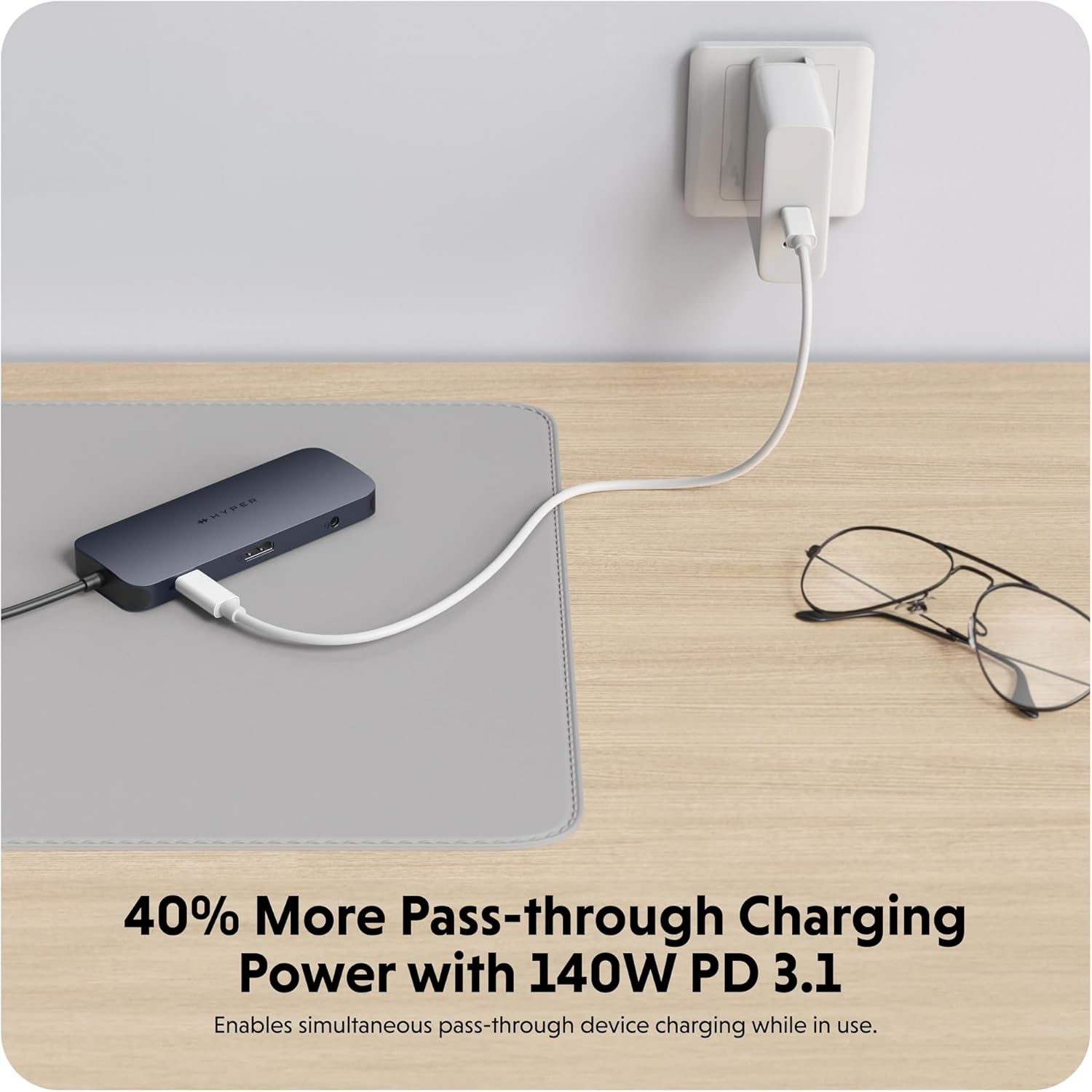 HyperDrive Next USB-C Hub with SD and microSD cards inserted