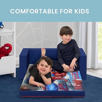 Delta Children Cozee Flip-Out Sofa, Spider-Man