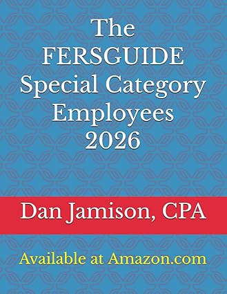 The FERSGUIDE Special Category Employees
