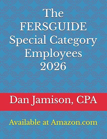 The FERSGUIDE Special Category Employees