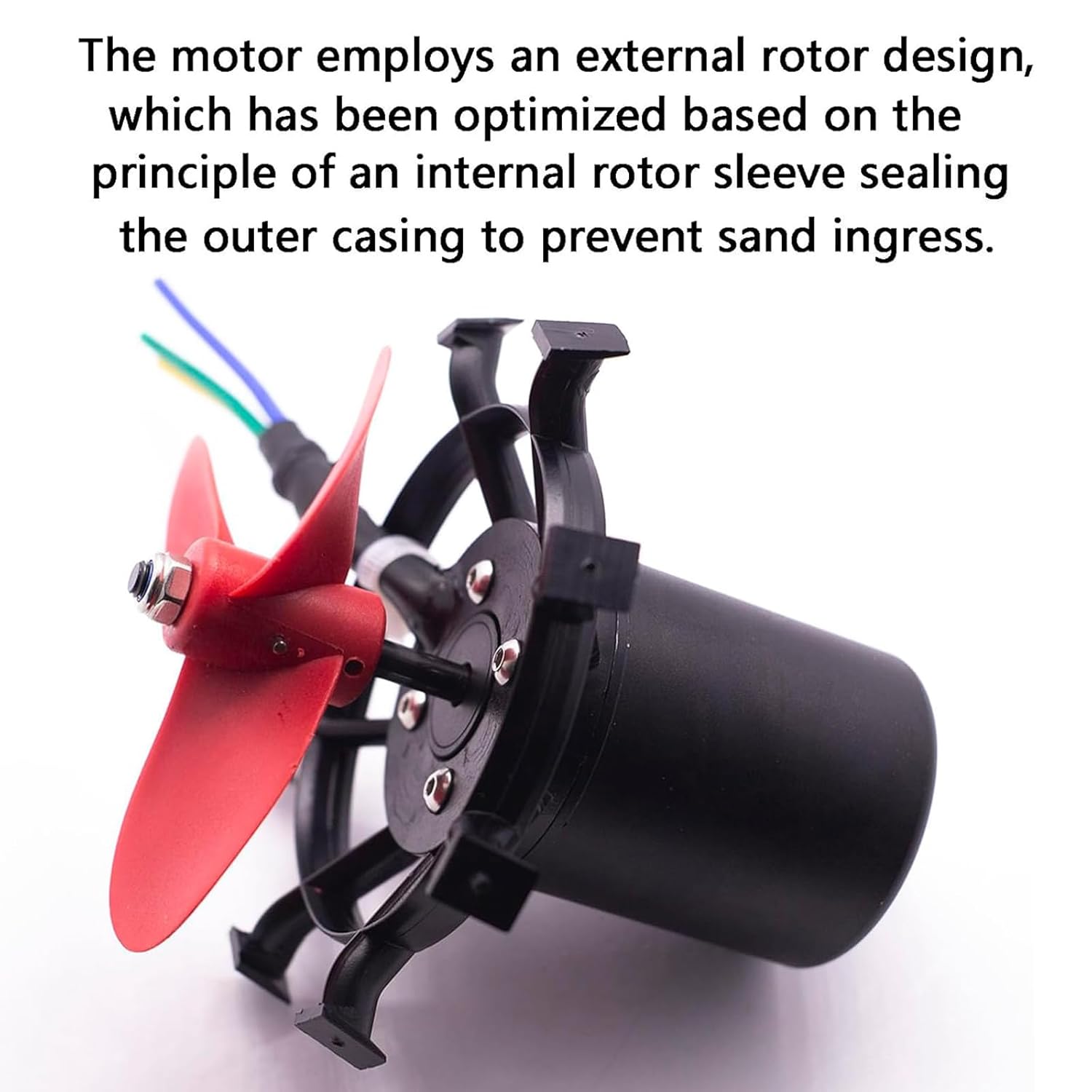 24V U92 Pro Underwater Thruster,23.6Lbs Thrust,500W Waterproof Brushless Motor for Fishing Boats Inflatable Boats (CW)