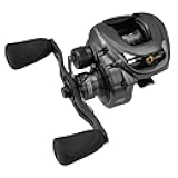 Lew’s Custom Lite SS Baitcast Fishing Reel, 10+1 Double Shielded Bearings, 7.5:1 Gear Ratio, Super Shallow 30 mm Spool, Tanso Tech Frame, Carbon Fiber Drag, Carbon Gray