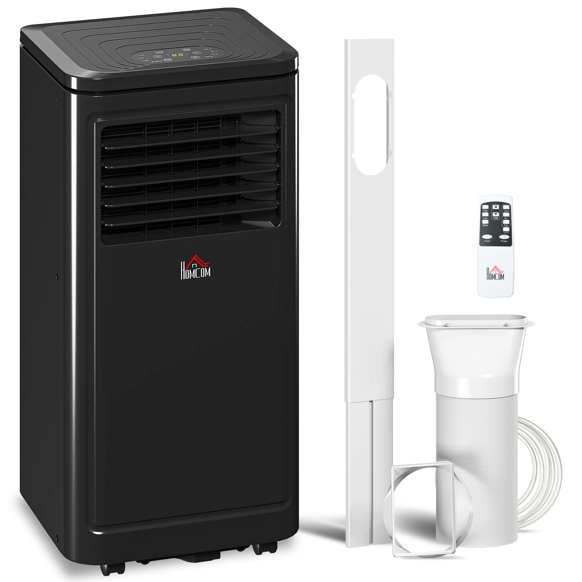HOMCOM 8000 BTU Portable Air Conditioner for Rooms Up to 344 Sq Ft 3-in-1 Portable AC Unit with