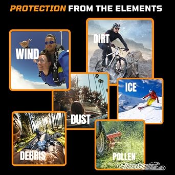 Bikershades Motorcycle Riding Safety Sunglass Foam Padded Large Fit