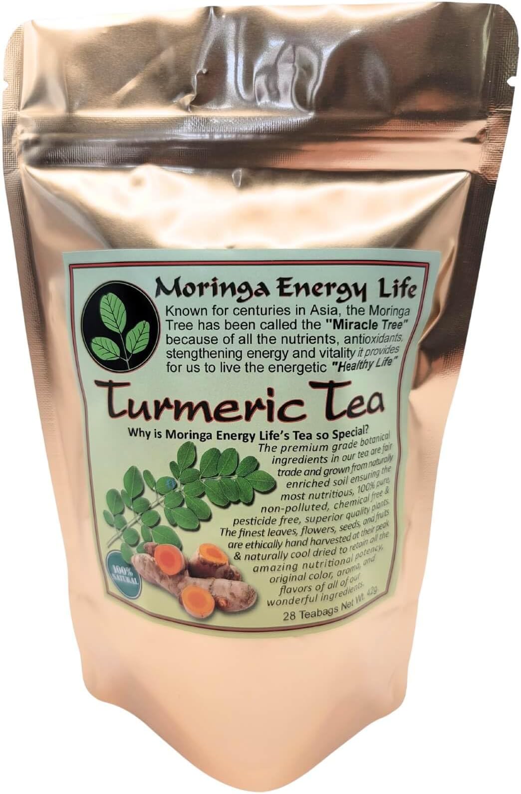 Moringa Turmeric Tea bags