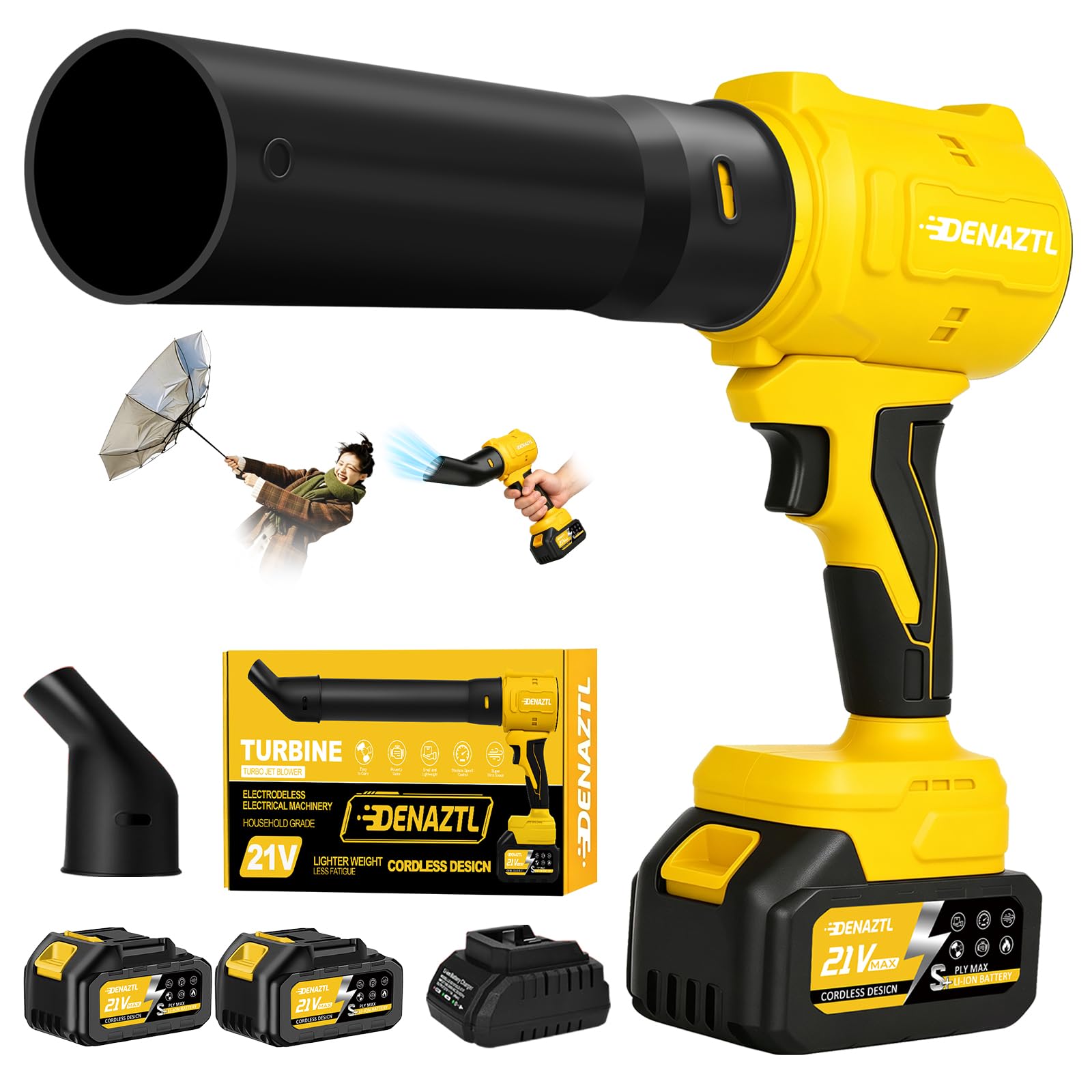 Photo 1 of Denaztl Cordless Leaf Blower Kit