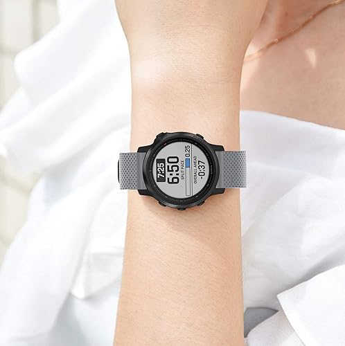 Vista 25 de Correas de reloj Garmin Fenix 6S Pro, Fenix 6S Sapphire Quick Fit 20 correas de repuesto de silicona para reloj Garmin Fenix 5S Plus para mujeres