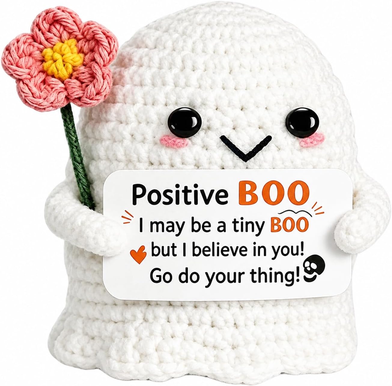 NEW 2027 Handmade Crochet Pumpkin Positive Energy Gift Fall Basket Stuffers