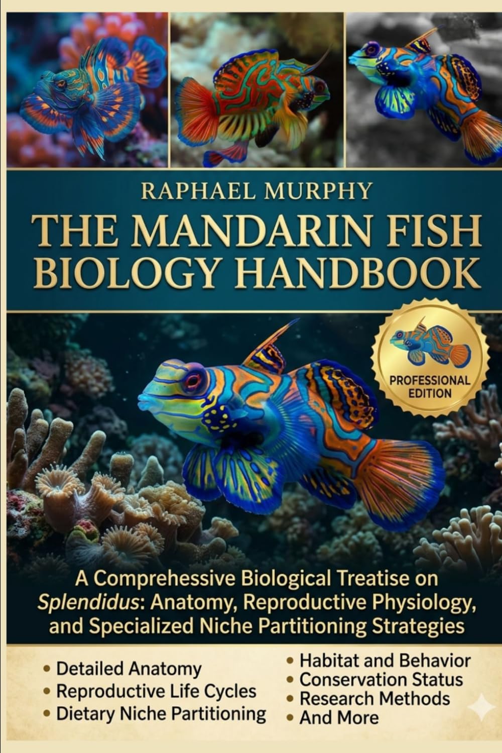 THE MANDARIN FISH BIOLOGY HANDBOOK: A Comprehensive Biological Treatise on Synchiropus splendidus: Anatomy, Reproductive Physiology, and Specialized Niche Partitioning Strategies.