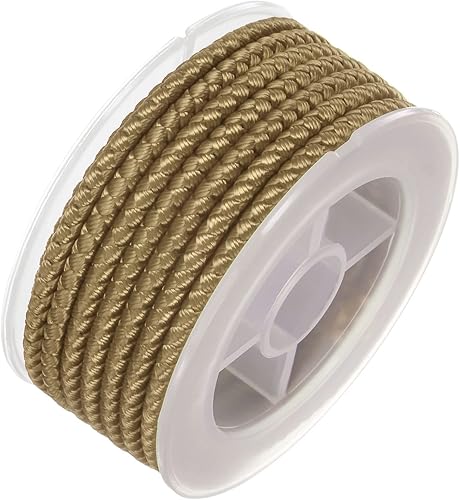 Miniatura 3 de HARFINGTON Cordón de hilo de nailon para cuentas de 0.157 in, cuerda de nailon trenzado extrafuerte para manualidades, pulseras, joyería,