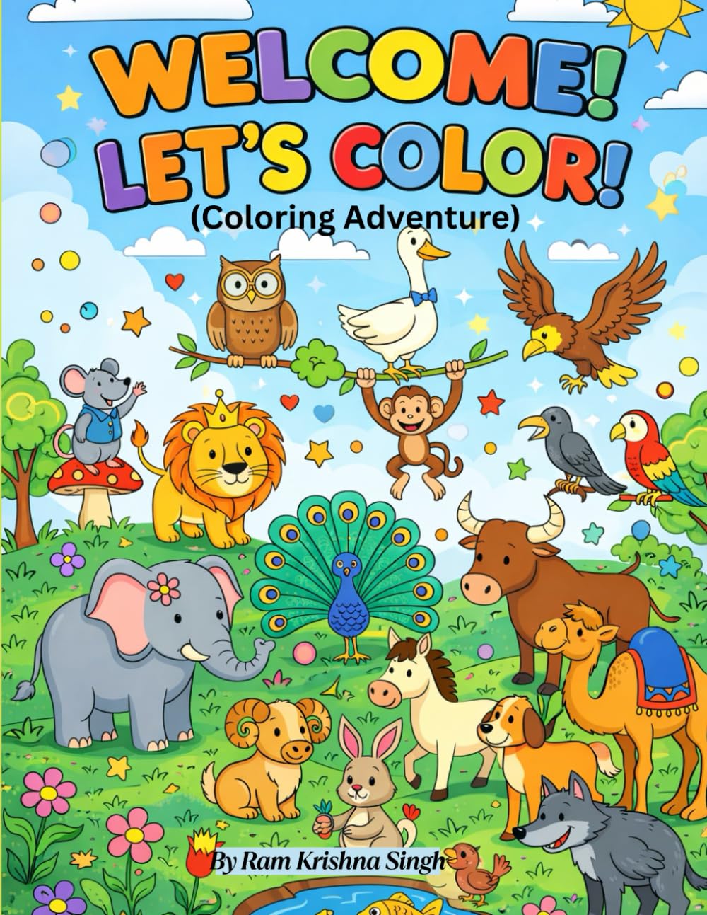WELCOME ! LET'S COLOR !: Coloring Adventure