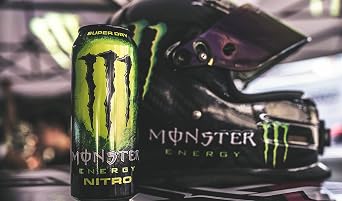 Monster Energy Nitro Super Dry, Maximum Strength, Energy Drink, 16 ounce | Pack of 15