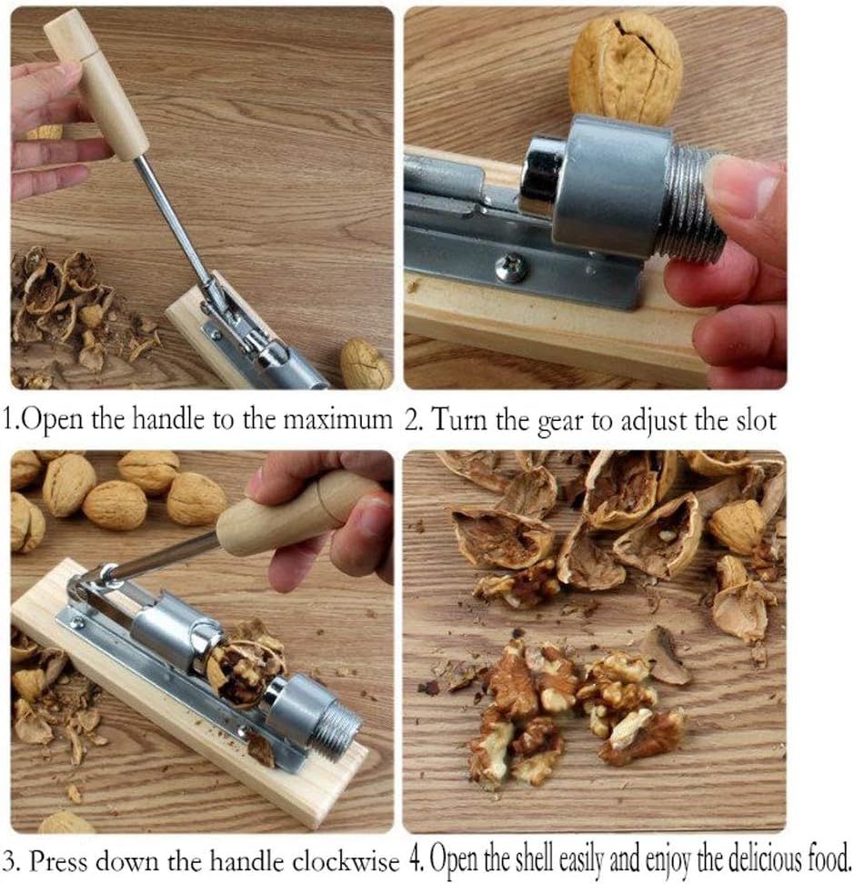 Mechanical Nutcracker Hand Nutcracker Size Walnut Kernel Opener Nut Sheller Nutcracker Nutcrackers/Walnut Cracker