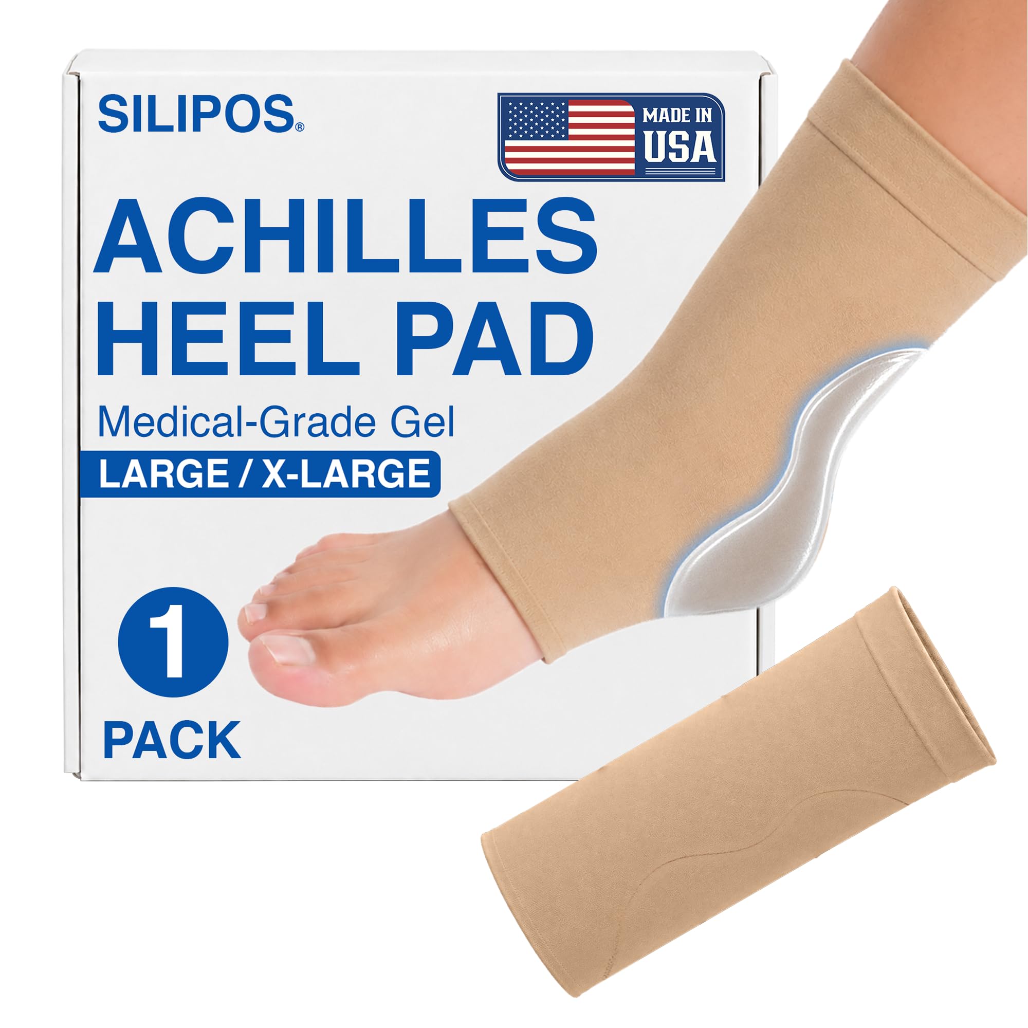 Silipos Achilles Heel Sleeve(Size=Large/X-Large) by Silipos