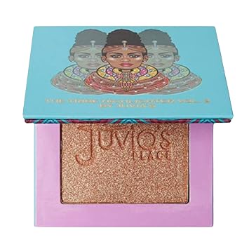 Juvias Place - Tribe Highlighter Vol. 2 - Glow Highlighter Face Makeup Powder - Shimmering Glow Finish perfect for cheekbones, Radiant Mineral Shimmer, Illuminating Powder