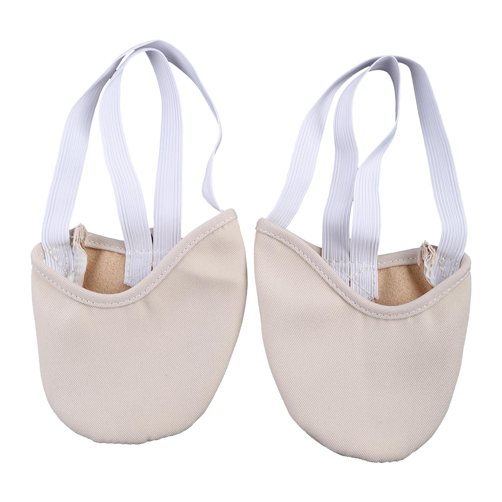 oringnat Half Faux Leather Ballet Dance Shoes Rhythmic Gymnastics