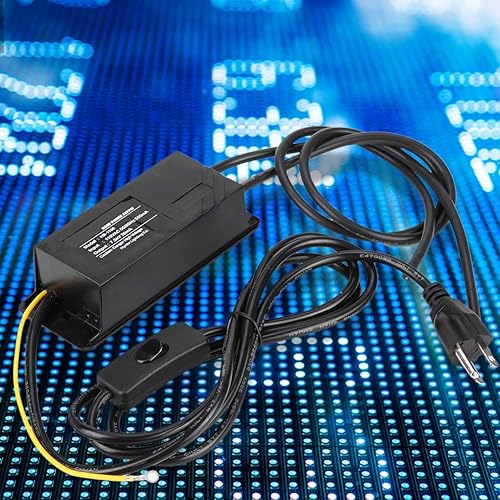 Miniatura 3 de Adaptador de corriente de luz de neón, transformador electrónico, transformador de luz de neón, 7.5KV, 30mA, enchufe de EE. UU. para señales de