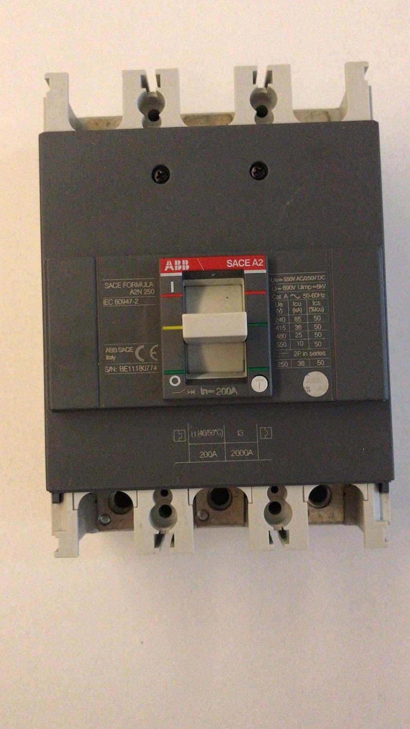 ABB Moulded Case Circuit Breaker TP 200A 35KA A2N 250R20066784R1