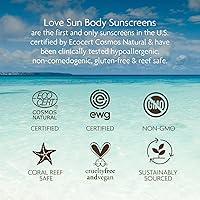 Vista 6 de Love Sun Body Mineral Body Sunscreen SPF 30 (Fragrance Free) Reef Safe Skincare Zinc Oxide Lotion 100% Natural Origin Moisturizer Ecocert
