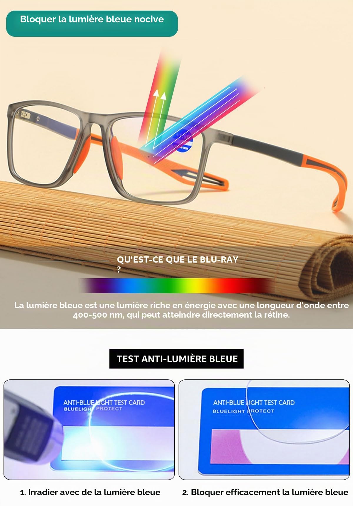 KOOSUFA Photochromic Reading Glasses Blue Light Blocking Sun Readers UV Protection TR90 Super Lightweight Sunglasses for Men Women 3 in 1 Lenses Darken In Sunlight 0.0 1.0 1.5 2.0 2.5 3.0 3.5 4.0