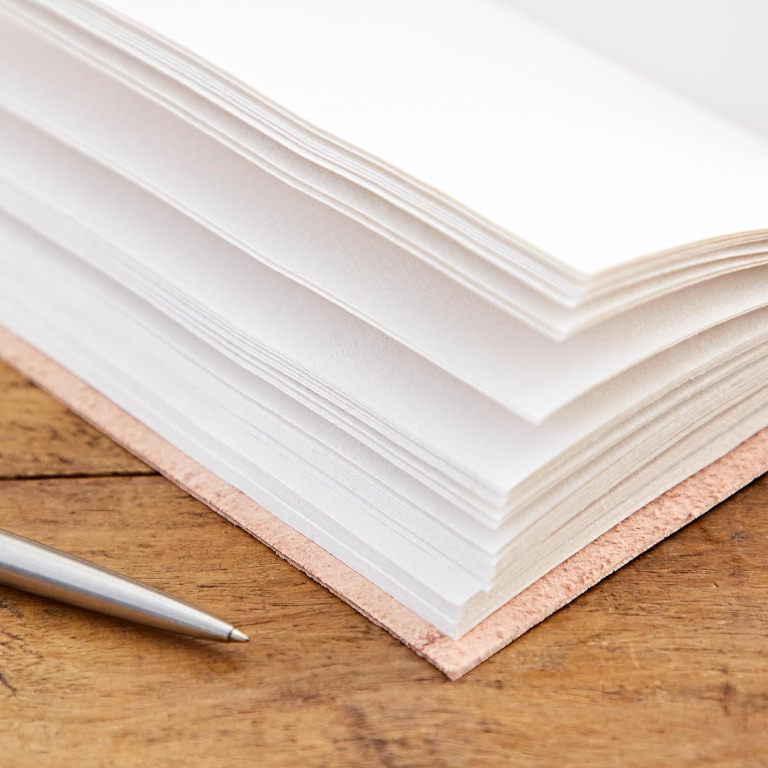 Paper High Indra Medium Stitched and Embossed Stoned Leather Journal 110 x 160 mm