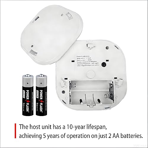 Miniatura 7 de COHANSHAN Detector de humo, Alarma de humo, Alarmas de incendio Detectores de humo, (Vida útil del sensor de 10 años) cumple con la certificación