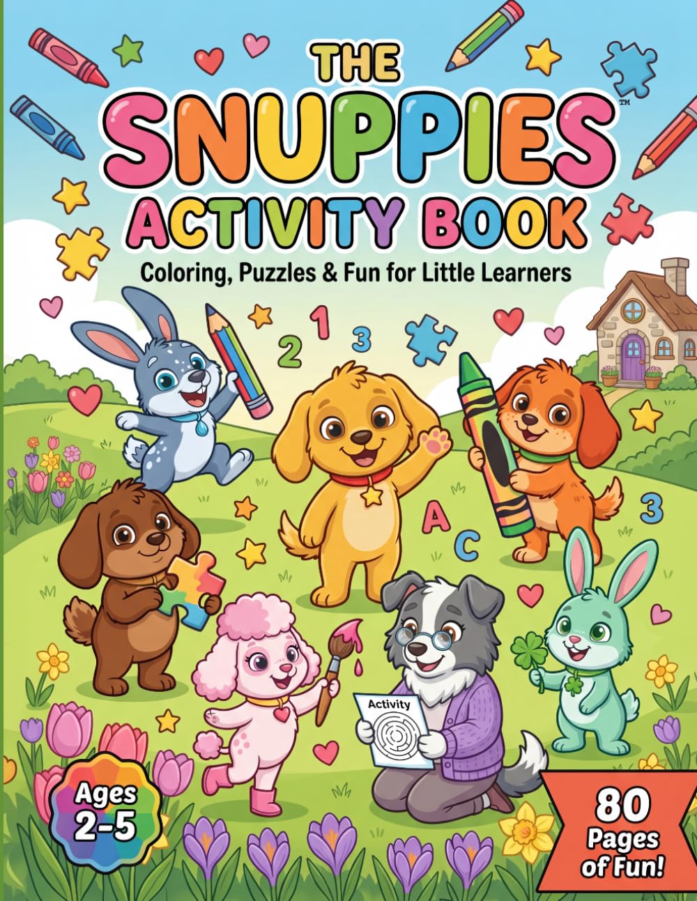 The Snuppies Big Activity Book: Coloring, Puzzles & Fun for Little Learners (Snuppies Adventures)
