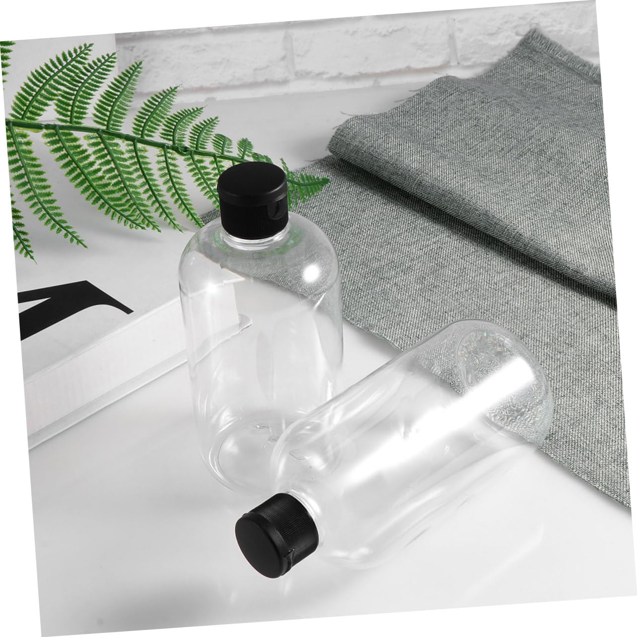 4Pcs 350ml Plastic Lotion Refillable Bottles for Travel image 2