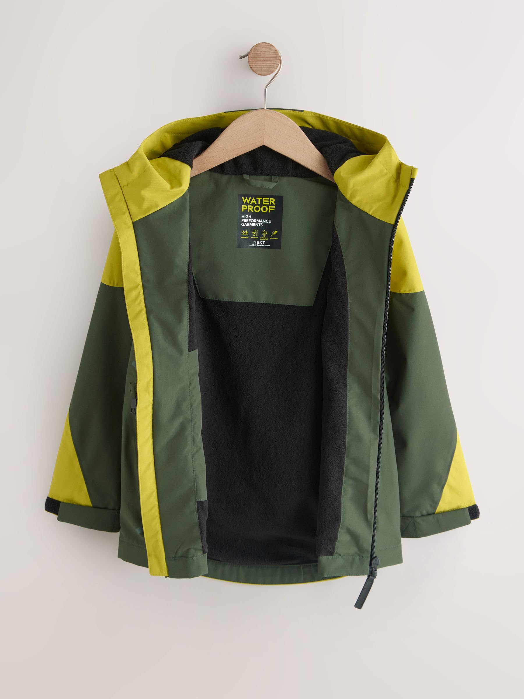 NEXT Jungen Wasserdichter Anorak mit Fleece-Futter