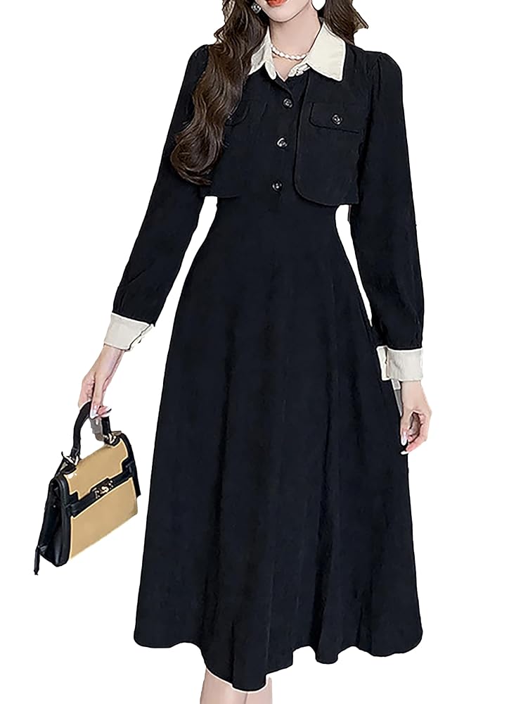 Amazon.co.jp: [ベイブスター] ニット ワンピース Aライン