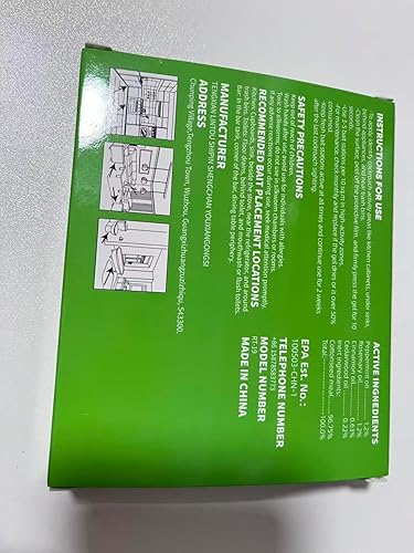 Miniatura 6 de 48 cebo y matador de cucarachas, repelente de cucarachas y gel para eliminar nidos de cucarachas de infestaciones en interiores, solución eficaz