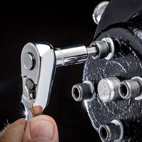 Miniatura 6 de Crescent 84 Pc.1/4" y 3/8" Drive 6 y 12 puntos estándar y profundo SAE/sistema de herramientas de mecánica métrica - CTK84CMPN