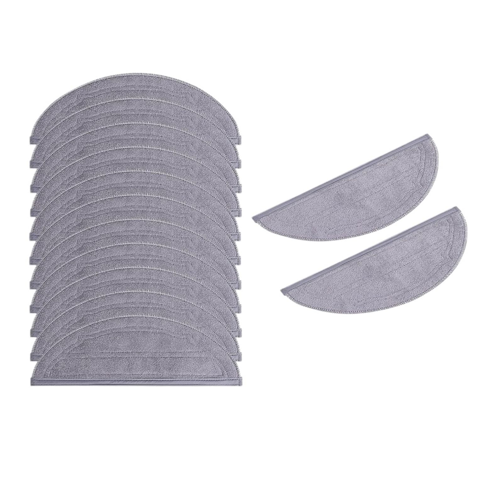 Almohadillas de fregona lavables, compatibles con Roborock, Q10V/Q10V+/S8 Pro /S8 Pro+/Q10 S5/Q10 S5+/Q10 VF/Q10 VF+ Piezas de repuesto de paño de fregona for robot aspirador(SET11)