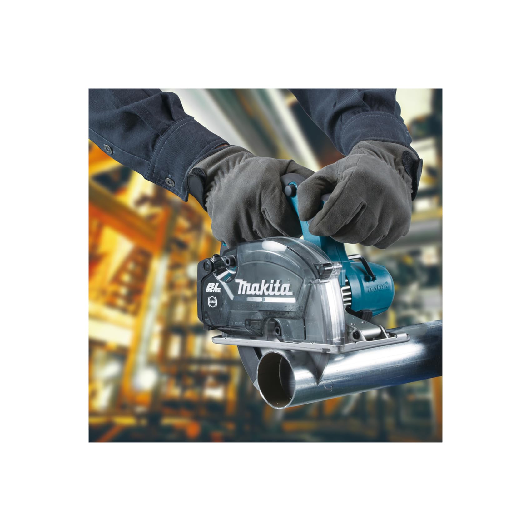 Scie circulaire à métaux 18V LXT BL Ø 150 mm (Produit seul) en MAKPAC - MAKITA DCS553ZJ