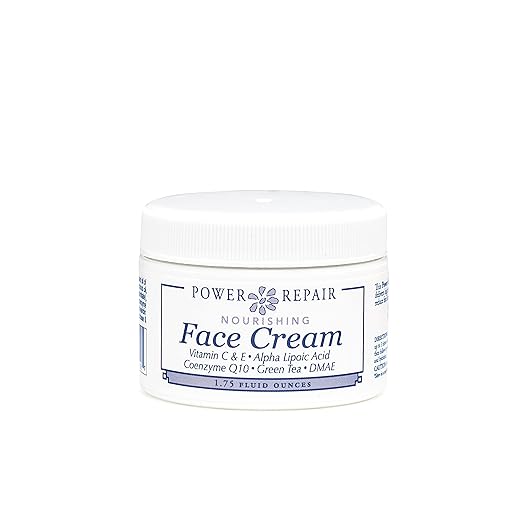 Anti Aging Antioxidant Face Cream Power Repair High Potency Antioxidant Collagen Boosting Natural Organic Skin Facial Care 1.75 Ounces