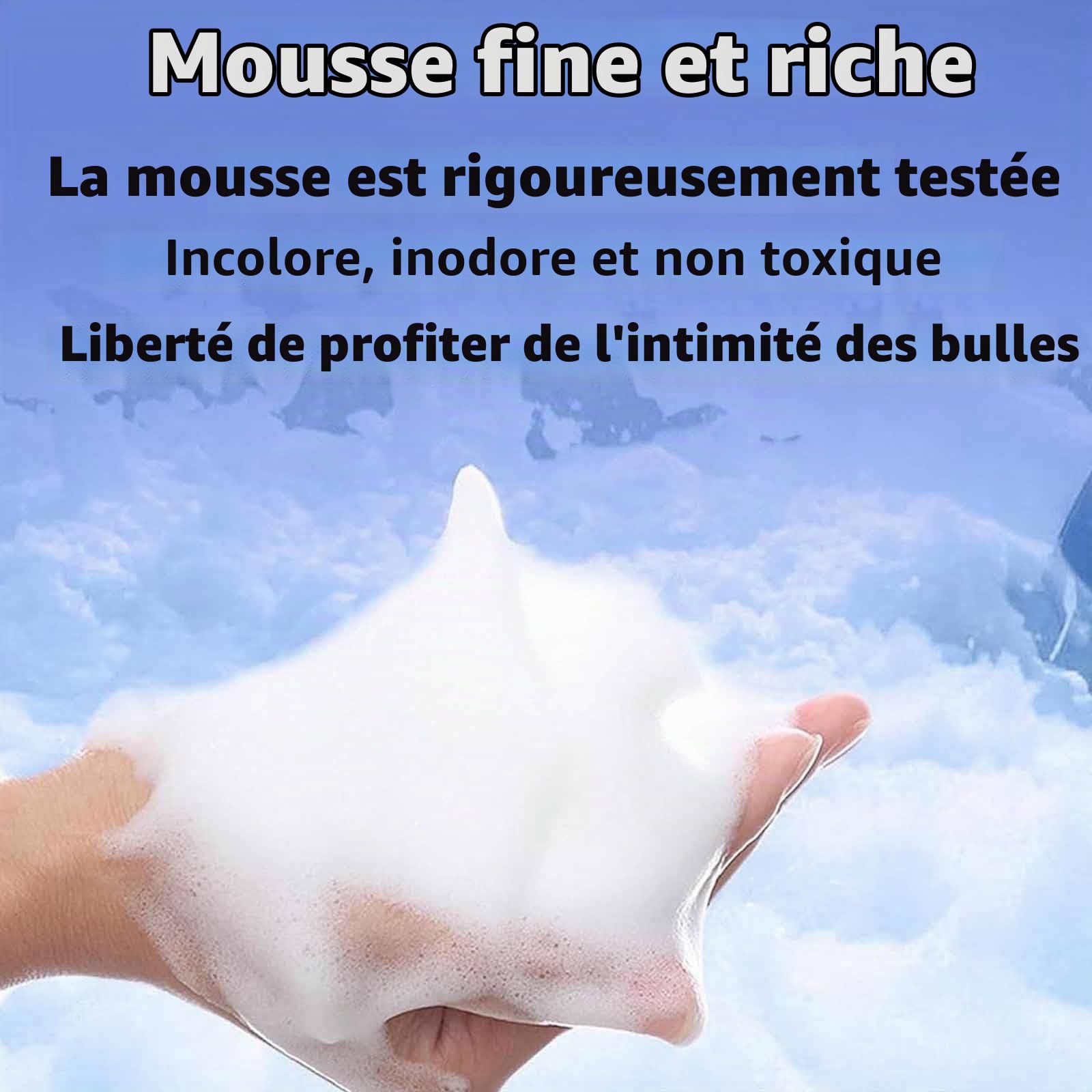 Machine à Mousse De Grande Taille 1000 W, Machine à Mousse Pour Soirée,Jet De Mousse Pour Effets De Scène, Distance De 6 à 10 M/Zone De 80 ㎡ Pour Fêtes En Extérieur