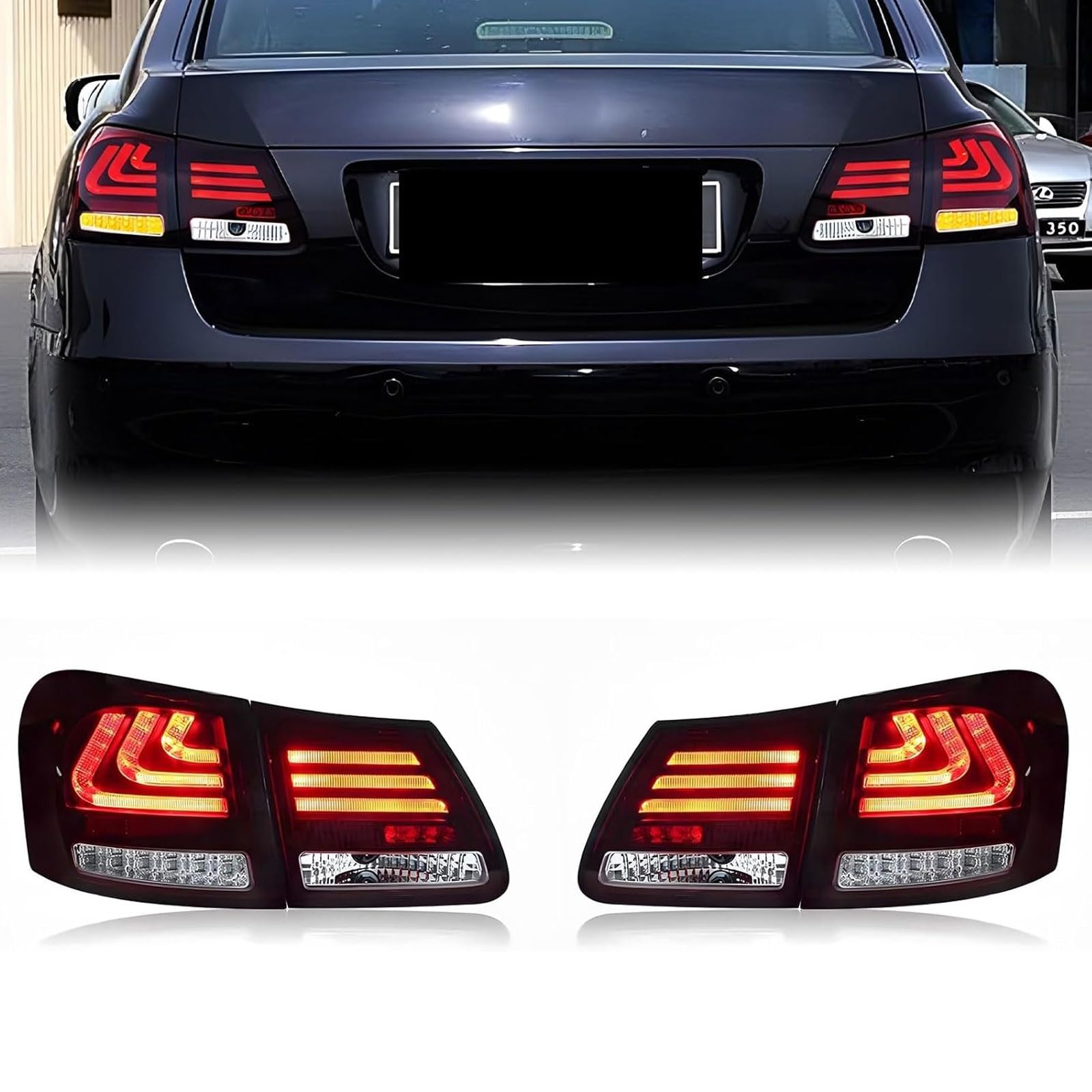 Amazon.com: YWGMGJND Tail Lights for Lexus GS 450h GS300 GS350