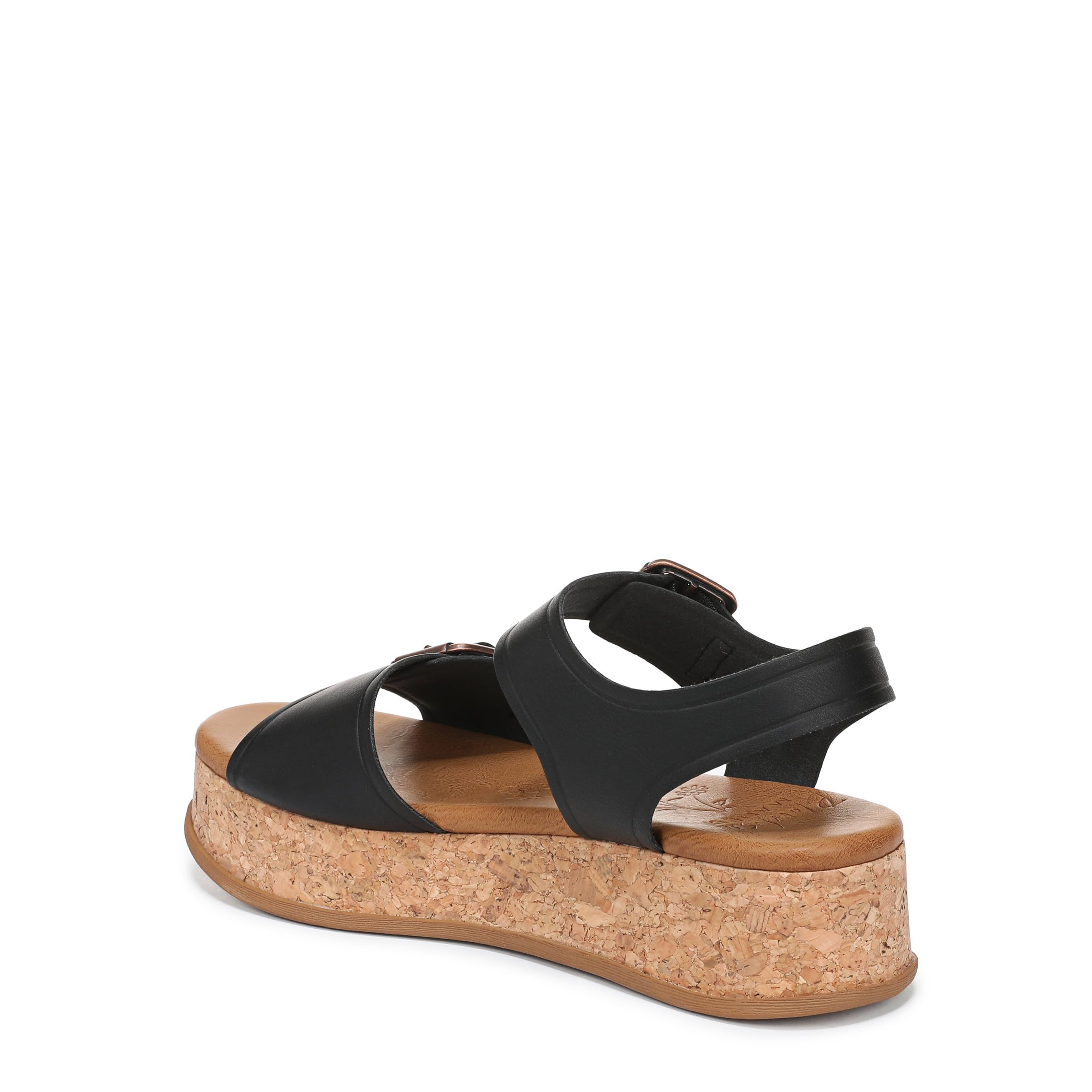 Blowfish Malibu Sandales en Keil Magical pour Femme, Schwarz, Mittel Fit, EU 36