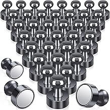 Pack of 36 Strong Magnets, Neodymium Magnets, Extra Strong Mini Magnet for Fridge, Black