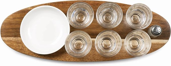 Set de 9 Piezas de Vasos para Degustación House of the Dragon con Bandeja de Madera miniatura 5