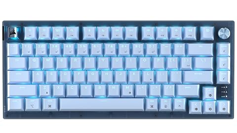 Corsair K65 Plus Wireless 75 RGB Hot-Swappable Mechanical Gaming Keyboard for Mac and iPad Pre-Lubricated MLX Red v2